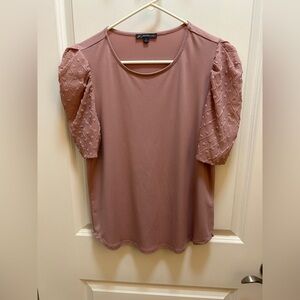 Adrianna Papell Mauve Blouse. Size small
